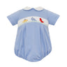 Dinosaurs on Blue Stripe