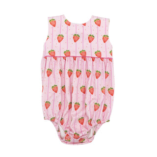 Blake Pima Knit Bubble - Strawberry Stripe