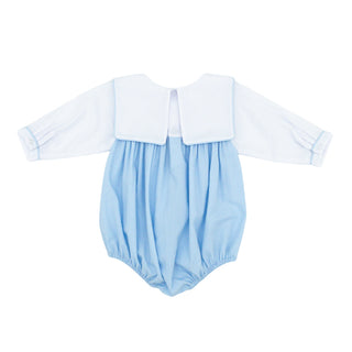 Boys Long-sleeve Square Collared Bubble