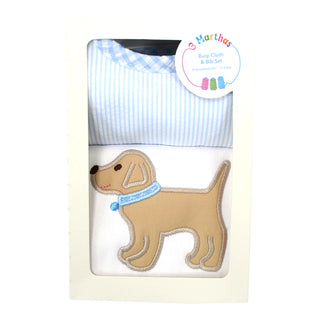 Boxed Bib & Burp Set