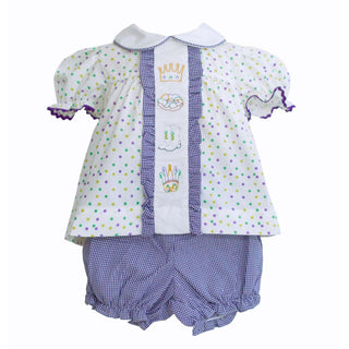 *COMING SOON* Heidi Bloomer Set - Mardi Gras Dots