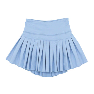 Girls Activewear Pleated Skort - Light Blue