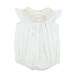 Bishop Bubble with Hand-smocking - Geometrics