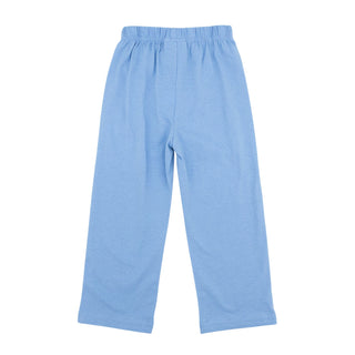 Boys Long-sleeve Pocket T-shirt and Pant Set - Light Blue Stripe