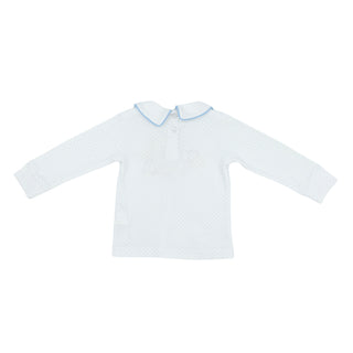 Boys Long-sleeve Collared Shirt with Applique - Birthday Trio