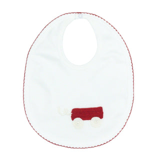 Pima Bib & Burp Set - Wagon