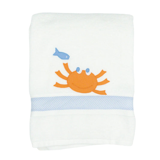 Crab Applique Towel