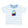 Sky Blue Stripe with Backpack Hand-appliqué