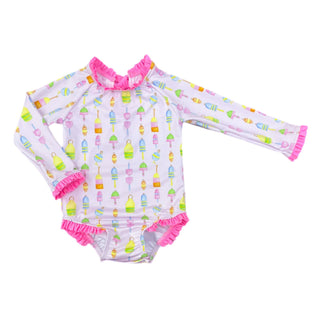 *PRE-ORDER* Leighton Rash Guard Swimsuit - Reel Fun