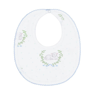 Boys Lamb Print Bib