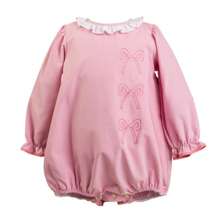 *PRE-ORDER* Girls Long-sleeve Blushing Bow Bubble