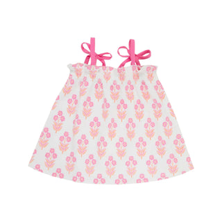 Lainey's Little Top - Bridgetown Harbour Hand Block