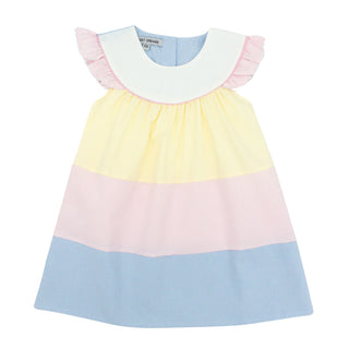 Tri-color Tiered Dress