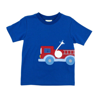 Harry's Play T-shirt with Applique - Firetruck