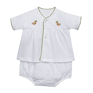 Brennan Diaper Set with Embroidery - Mallards