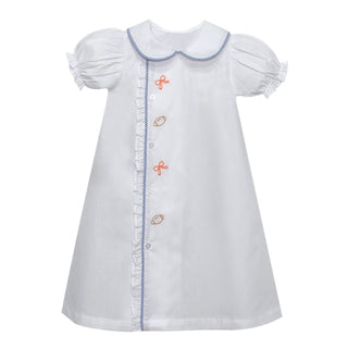 Girls Daygown with Team Embroidery - Auburn