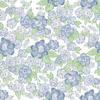 Mia Skirt Set - Blue Floral and Corduroy