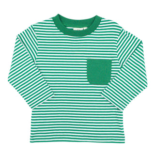 Boys Long-sleeve T-shirt with Pocket - Kelly Green