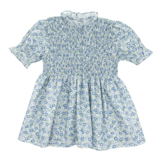 Ella Floral Smocked Top - Short Sleeve