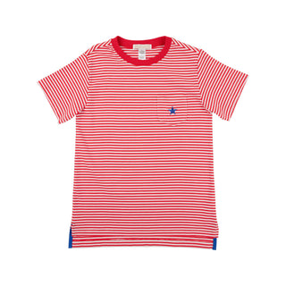 Carter Crewneck - Richmond Red Stripe