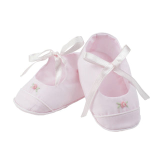 Girls Rose Garden Ribbon Booties