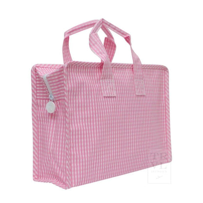 On the Go Gingham Tote