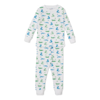 Boys Printed Pajama Set - Cruising Crocodiles