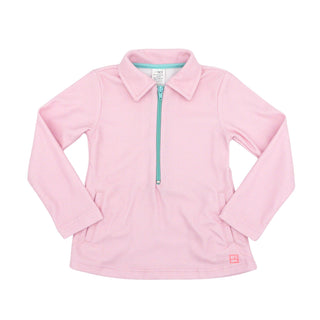 Felicia Fleece Half Zip - Bubblegum Pink