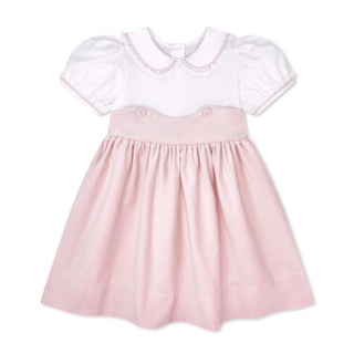 Sundays Best Dress (Velveteen) - Pink