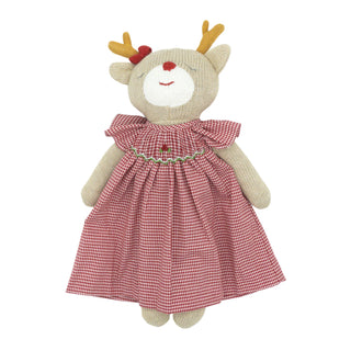 Knit Reindeer Doll with Dress