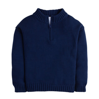 Quarter Zip Sweater - Navy