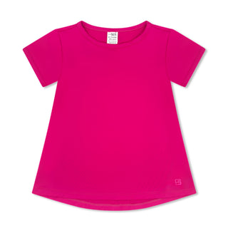 Bridget Basic Tee - Power Pink