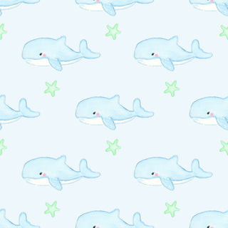 *PRE-ORDER* Louie Pima Knit Bubble - Oh Whale