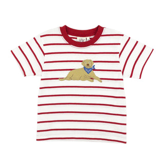 Boys T-shirt with Lab Applique