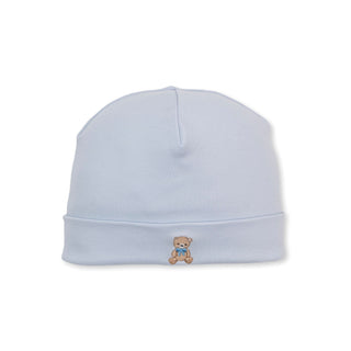 Hat with Embroidery - Blue Teddy Bear Club