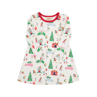 Long-sleeve Polly Play Dress - Making the Season Bright