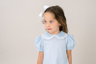 *PRE-ORDER* 1956 Pocket Dress with Eyelet Trim