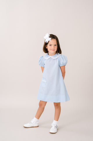 *PRE-ORDER* 1956 Pocket Dress with Eyelet Trim