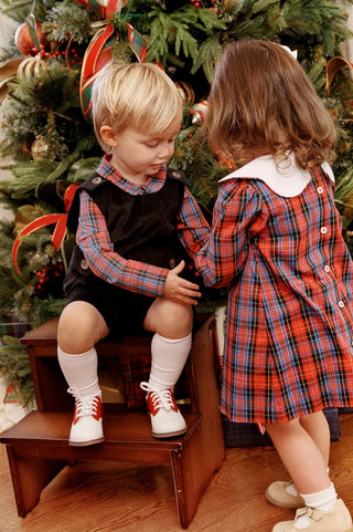 Peter Pan Collar Shirt - Bucktown Tartan