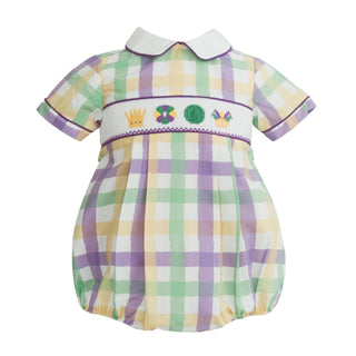 *COMING SOON* Conrad Bubble - Mardi Gras Plaid