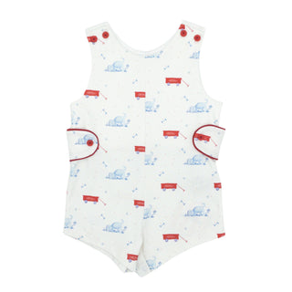 Pima Knit Reed Shortall - Puppy Dog Tails