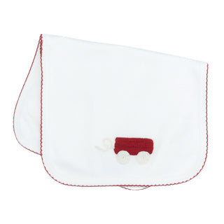 Pima Bib & Burp Set - Wagon