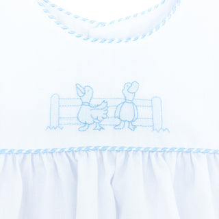 Boys Bubble with Duck Hand-embroidery - FINAL SALE