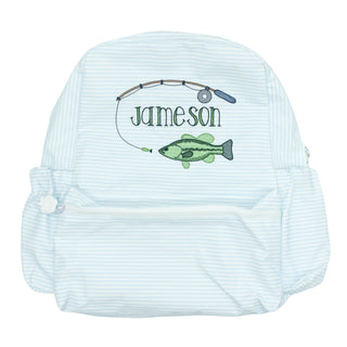 Benjamin with Fishing Rod and Fish Name Design