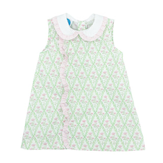 Claire Scallop Dress - Floral