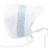 White with Blue