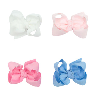 Scalloped Grosgrain Hair Bow