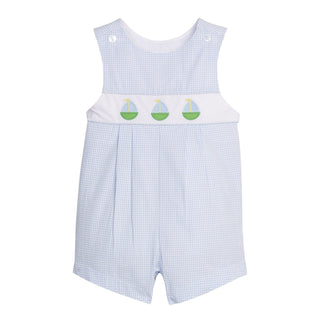 Vintage Shortall - Sailboat Applique