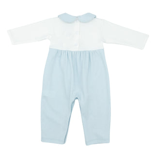Boys Long-sleeve Romper with Hand-applique - Ducks