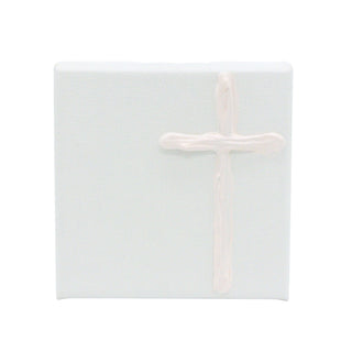 Cross Art on Canvas - Pink